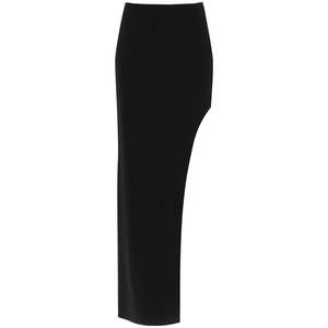 Mvp wardrobe plaza skirt with asymmetrical hem